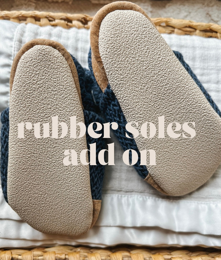 ADD ON • rubber soles